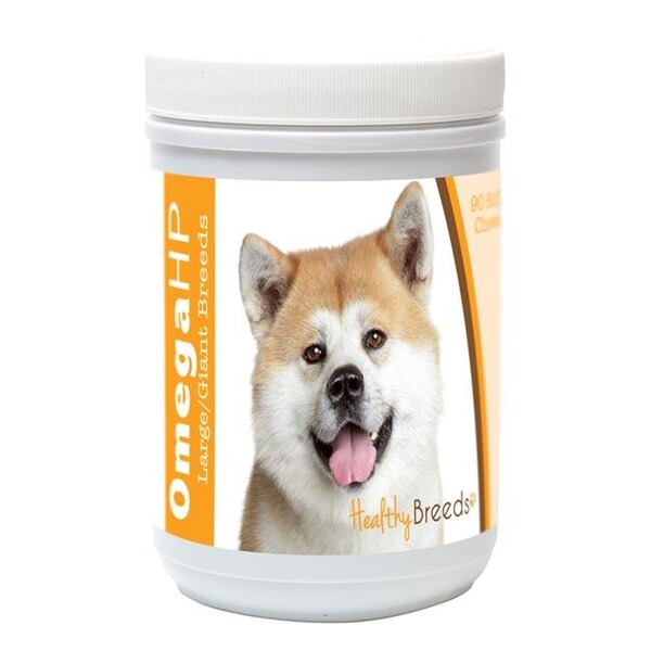 Healthy Breeds Healthy Breeds 840235100584 Akita Omega HP Fatty Acid Skin & Coat Support Soft Chews; 90 Count 840235100584 - main